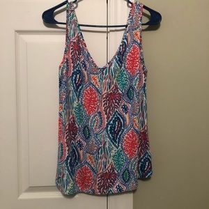 Lilly Pulitzer v neck tank top, size XS